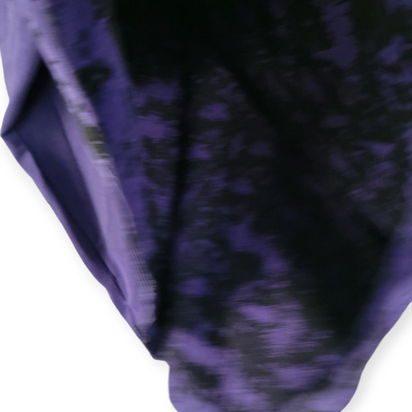 Z by Zella Long Sleeve Stretch Crop Activewear Purple/Black Women Sz L - Picture 5 of 11
